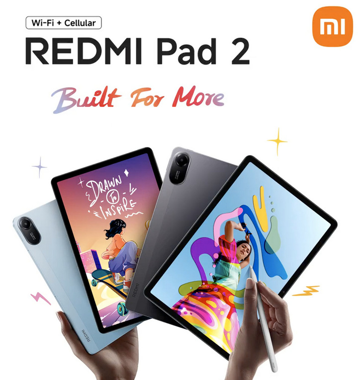 Redmi Pad 2: доступный планшет с 4G и приятными бонусами от Xiaomi