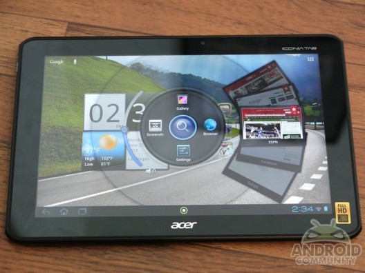 обзор Acer Iconia Tab A700