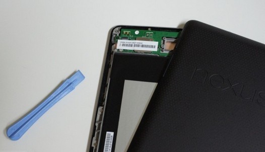Как убрать люфт экрана у Nexus 7