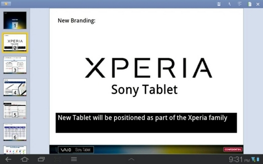 Планшет Sony Experia S2