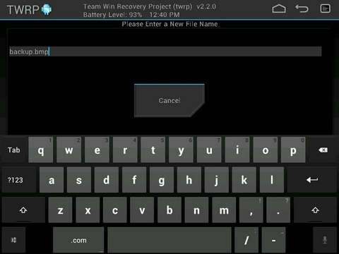 TWRP recovery