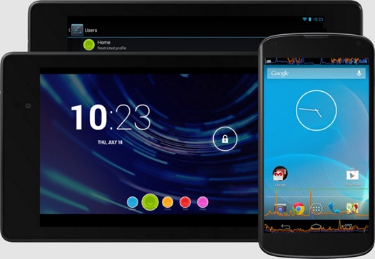 Обновление Android 4.3 начинают поступать на планшеты и смартфоны Nexus. Скачать прошивку Android 4.3 Jelly Bean для этих устройств можно на официальном сайте Google