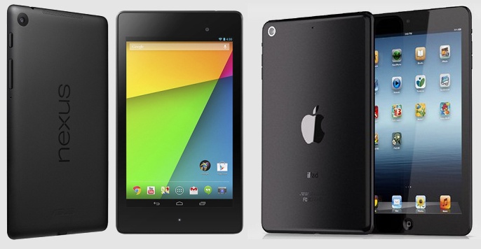 Новый Google Nexus 7 против Apple iPad mini. Сравнительный обзор 