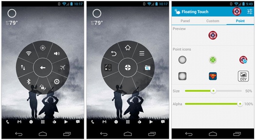 Программы для Android. Floating Touch – плавающая панель управления в стиле Facebook Chat Heads