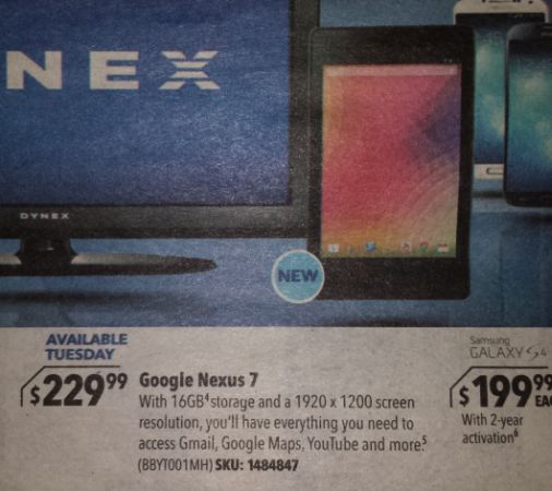 новый Google Nexus 7