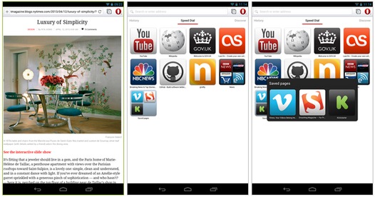 Opera для Android обновилась до версии 15. Новый движок Ghromium, быстрый запуск, загрузка видео и многое другое