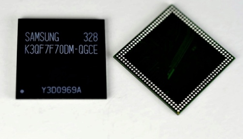 Samsung начинает производство 3 ГБ чипов памяти для смартфонов и планшетов