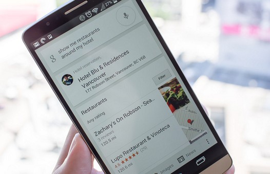 Новые функции Android. Google Now получил новые возможности, касающиеся предоставления информации, связанной с забронированными Вами гостиницами