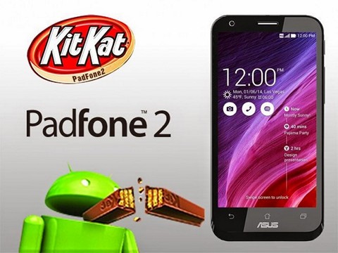 ASUS PadFone 2 получил обновление до Android 4.4.2 KitKat вместе с оболочкой Zen UI 