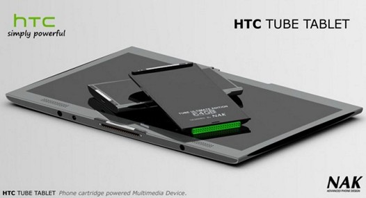 концепт планшета HTC Tube