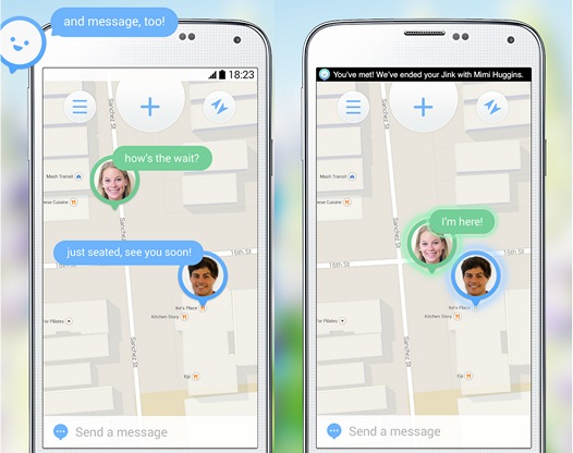 Новые приложения дл iOS и Android. Jink упростит вам встречу в незнакомом месте, приведя вас друг к другу по карте