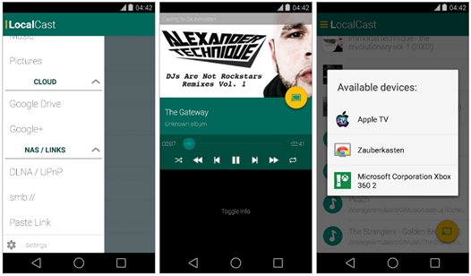 Программы для Android. LocalCast обновился до версии 3.0.2. Возможность трансляции на Smart TV и прочие DLNA устройства, интерфейс в стиле Android L и пр.