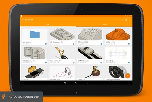 Новые программы для Android. Autodesk Fusion 360 для 3D проектирования появилось в Play Маркет