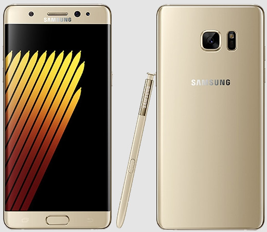 Samsung Galaxy Note 7. Официальные пресс-изображения смартфона просочились в Сеть