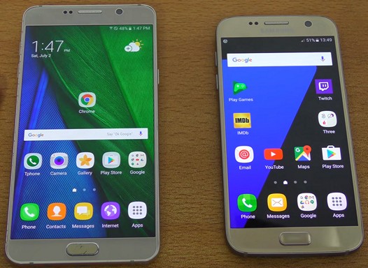 Оболочка Android TouchWiz от Galaxy Note 7 в сравнении с нынешним TouchWiz (Видео)