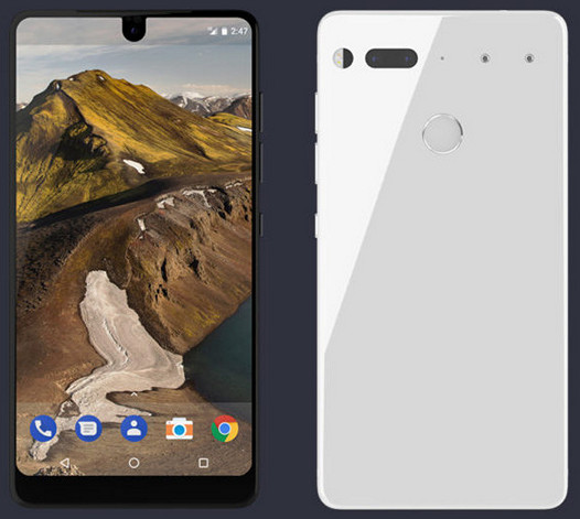 Essential Phone. Первый скриншот со смартфона от Энди Рубина появился в Сети