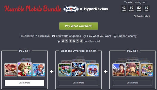 Очередной набор Humble Mobile Bundle выпущен: получи 9 Android игр RPG жанра на сумму $73 всего за $5