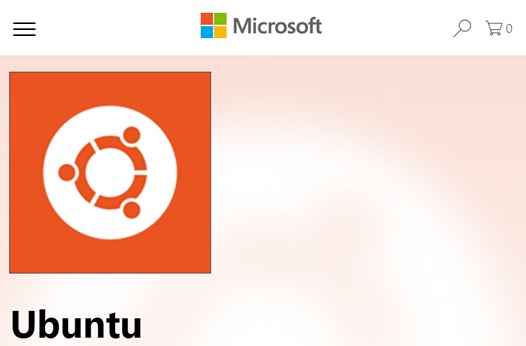 Ubuntu Linux доступна для скачивания в магазине Microsoft Windows Store