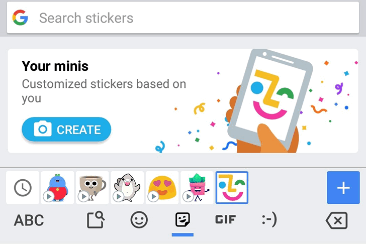Клавиатура Google Gboard получила проверку орфографии, мини-режим для кодов Морзе, адаптивную иконку, новые стикеры и пр. (Скачать APK)