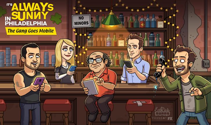 Новые игры для мобильных. Always Sunny: The Gang Goes Mobile: игра по мотивам сериала «В Филадельфии всегда солнечно» (Пятеро под солнцем) для мобильных устройств готовится к выпуску