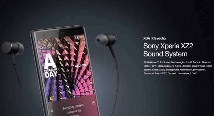 Музыкальные возможности Sony Xperia XZ2 на любом Android устройстве