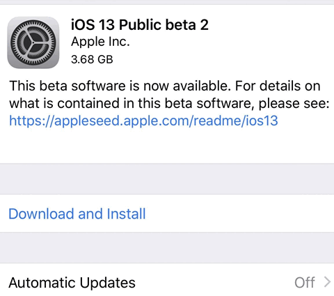  ios 13 beta 3 