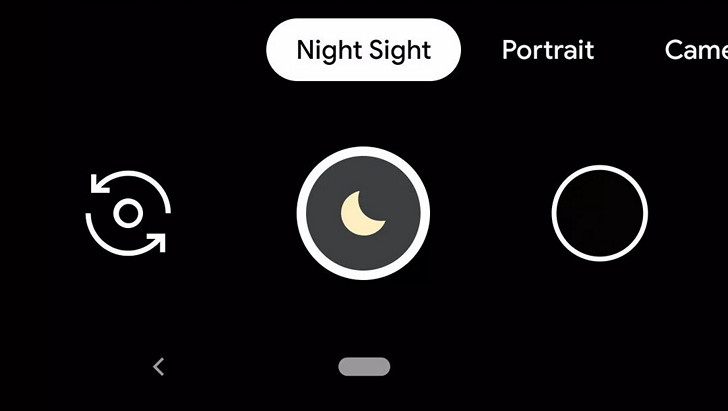 Google Камера 6.3 из Android Q beta 5 получила кнопку ночного режима в главном интерфейсе, которая сменила собой кнопку «Панорама»