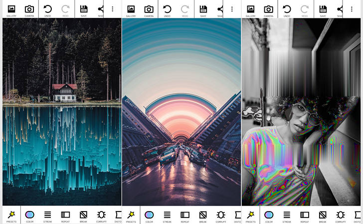 Новые приложения для Android. Glitch Lab освежит ваши фото путем добавления к ним множества интересных эффектов
