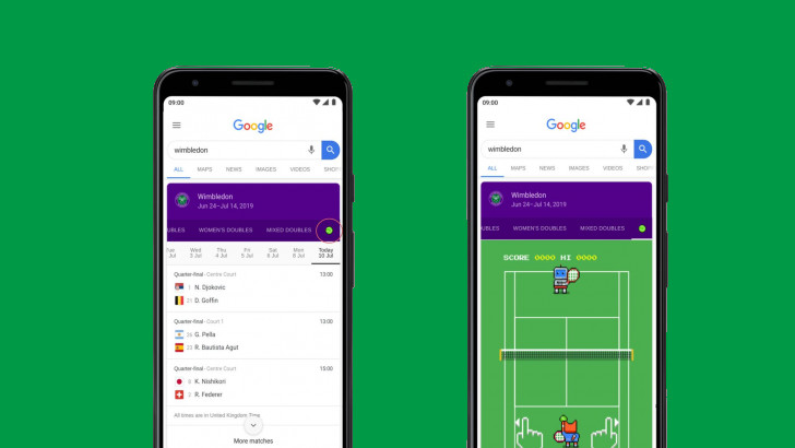 Новая «пасхалка» от Google: игра в теннис Wimbledon