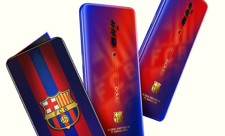 OPPO Reno 10X Zoom FC Barcelona Edition. Специальная редакция смартфона для фанатов футбольного клуба