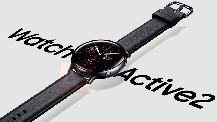 Samsung Galaxy Watch Active 2. Официальное изображение новинки просочилось в Сеть