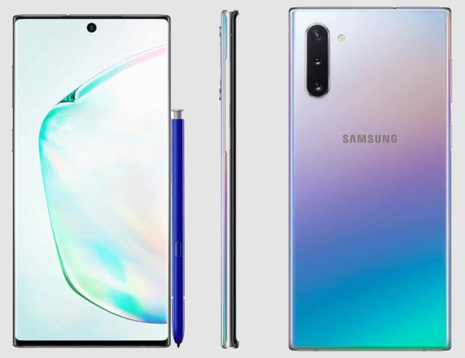 Samsung Galaxy Note 10 и Galaxy Note 10+. Так будет выглядеть новые фаблеты флагманского уровня