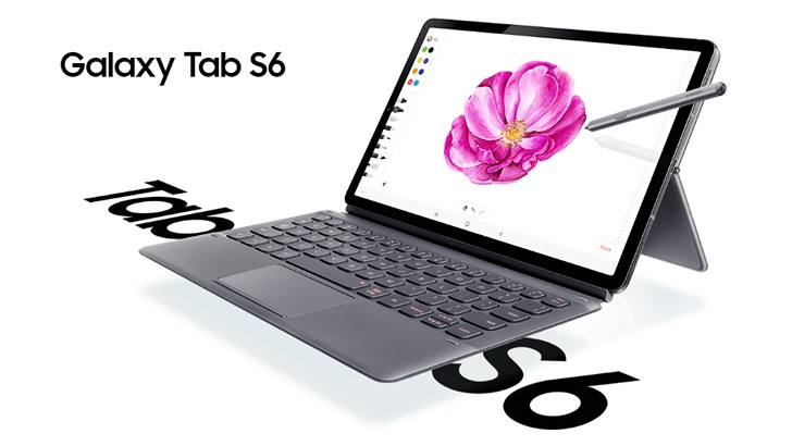 Samsung  Galaxy Tab S6. Планшет флагманского уровня с  10.5-дюймовым Super AMOLED дисплеем, сдвоенной камерой и активным стилусом официально представлен