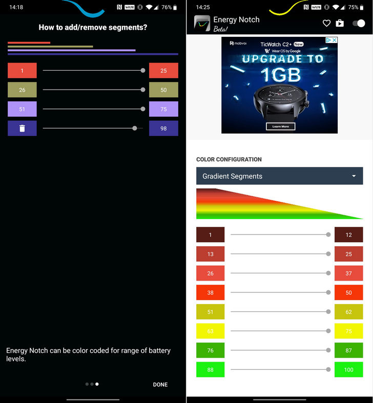 Energy Notch. Новое приложение от создателя Energy Ring дебютировало на OnePlus 6T