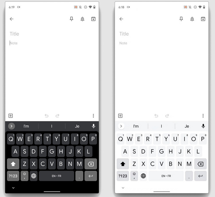 Клавиатура Gboard 9.6 для Android получила поддержку системных настроек темной темы оформления, Объектива Google и прочее