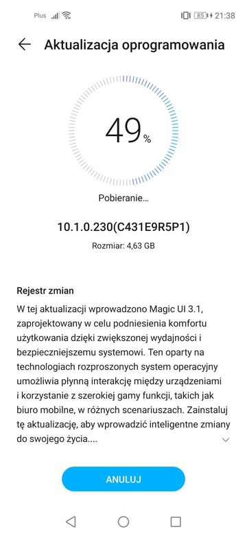 Honor 20 и Honor 20 Pro. Обновление EMUI 10.1 (Magic UI 3.1) для этих моделей выпущено и уже начало поступать на смартфоны в Европе