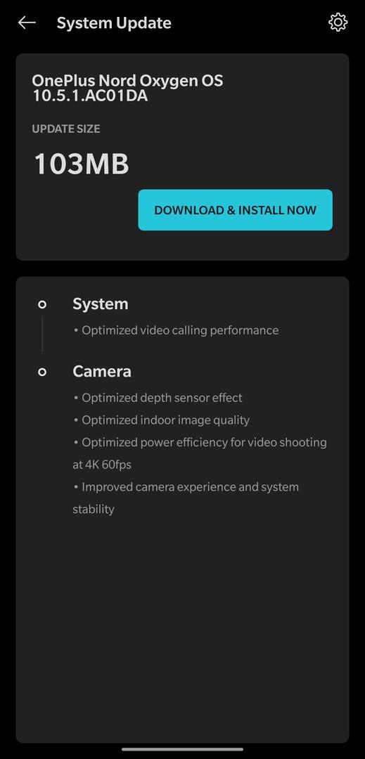 OnePlus Nord получил первое обновление системы, улучшающее работу камеры и самого смартфона