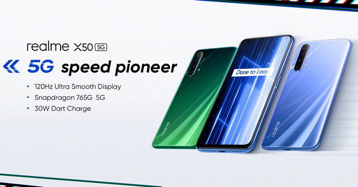 Realme X50. Смартфон средней ценовой категории с 5G модемом на борту появился в продаже в Европе Realme X50. Смартфон средней ценовой категории с 5G модемом на борту появился в продаже в Европе