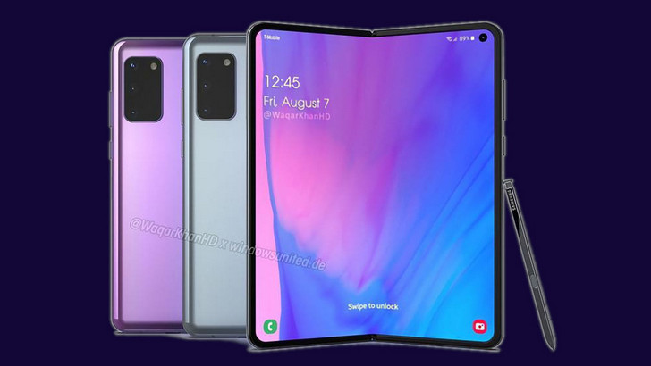 Samsung Galaxy Z Fold 2. Официальный тизер смартфона извещает, что он будет представлен 5 августа