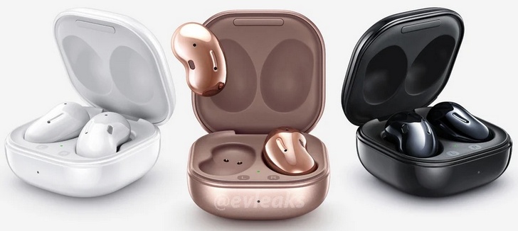 Galaxy Buds Live. Так будут выглядеть новые беспроводные наушники Samsung в трех цветах