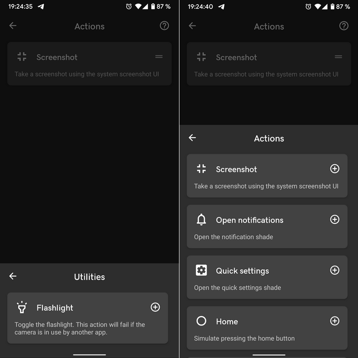 Двойное постукивание по задней панели для выполнения заданных действий в стиле iOS 14 на любом Android смартфоне