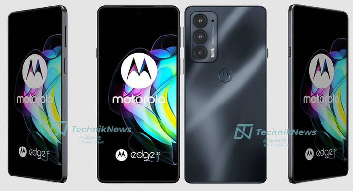Motorola Edge 20, Motorola Edge 20 Pro и Motorola Edge 20 Lite в утечке изображений, цен и технических характеристик