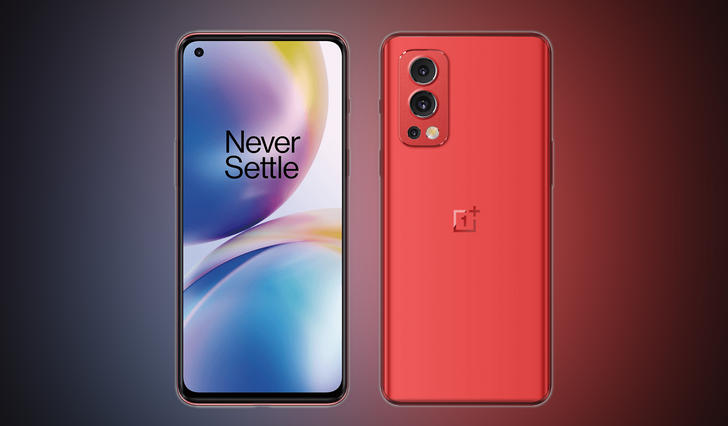 OnePlus Nord 2 5G. Так будет выглядеть этот смартфон в красном корпусе