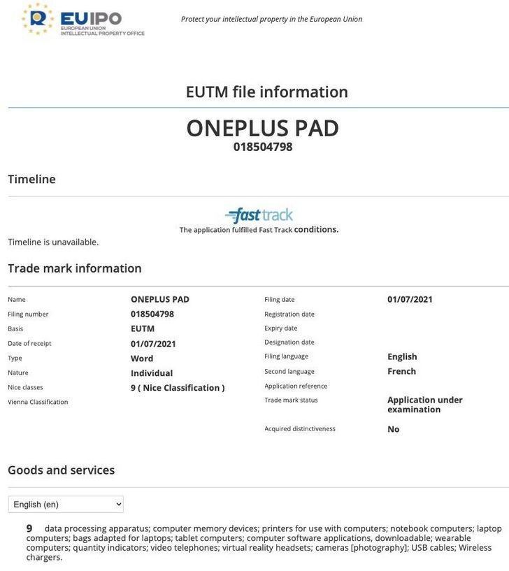OnePlus Pad. Первый планшет известного производителя смартфонов готовится к выпуску
