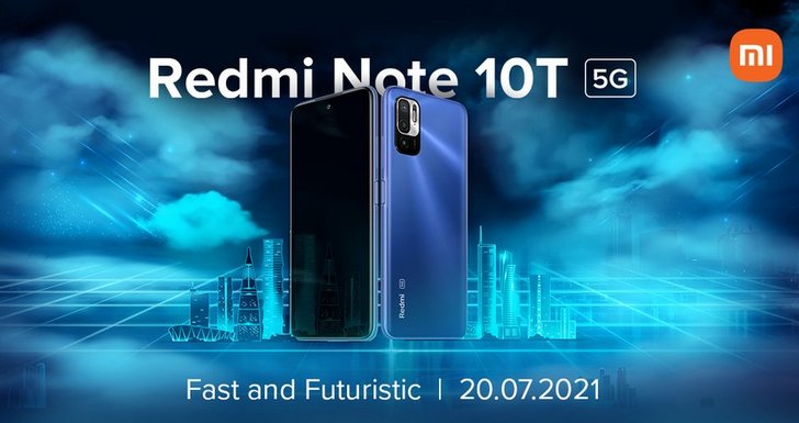 Redmi Note 10T 5G. Новый смартфон суббренда Xiaomi представят 20 июля