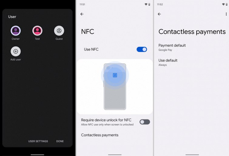 Android 13 даст возможность совершать бесконтактные платежи через NFC с нескольким пользователям