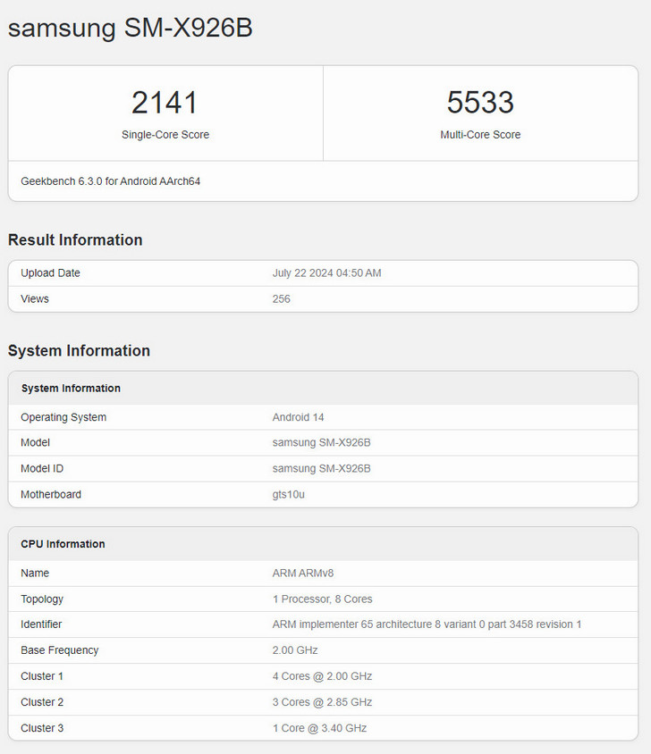 Samsung Galaxy Tab S10 Ultra: