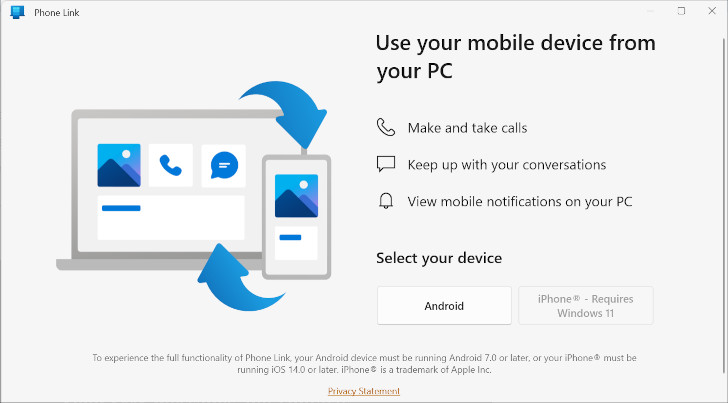 Android устройствами с Window