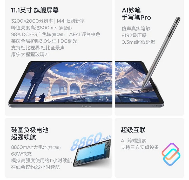 Lenovo Xiaoxin Pad Pro GT: