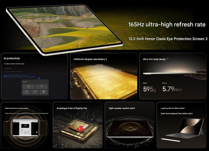 Honor MagicPad 3: ультратонкий планшет с огромным экраном и мощной батареей
